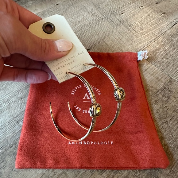 Brand New Anthropologie Hoop Earrings - Picture 1 of 7